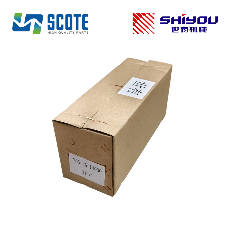 SCOTE 705-86-1400 705861400 Triple Hydraulic Gear Pump 12 Teeth Compatible with Excavator KOMATSU PC40-6