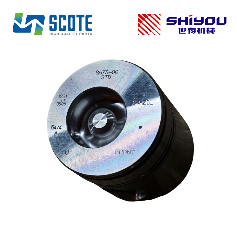 SCOTE 6738-31-2111 China-made Replacement Piston for Engine KOMATSU S6D102 S6D1 CUMMINS 6BT5.9 Excavator PC200-6 PC200-7 R220-7