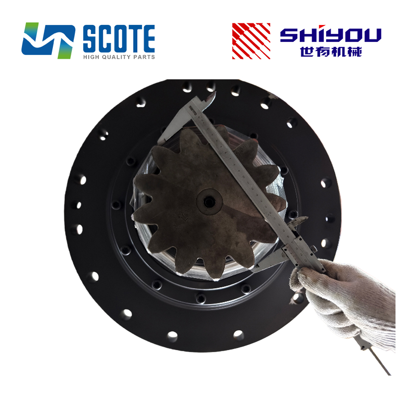 SCOTE 39K9-12100 38K9-10150 38K9-11100 Swing Reduction Gearbox Swing Device 13 Teeth for Excavator Hyundai R350VS HX330L Aftermarket