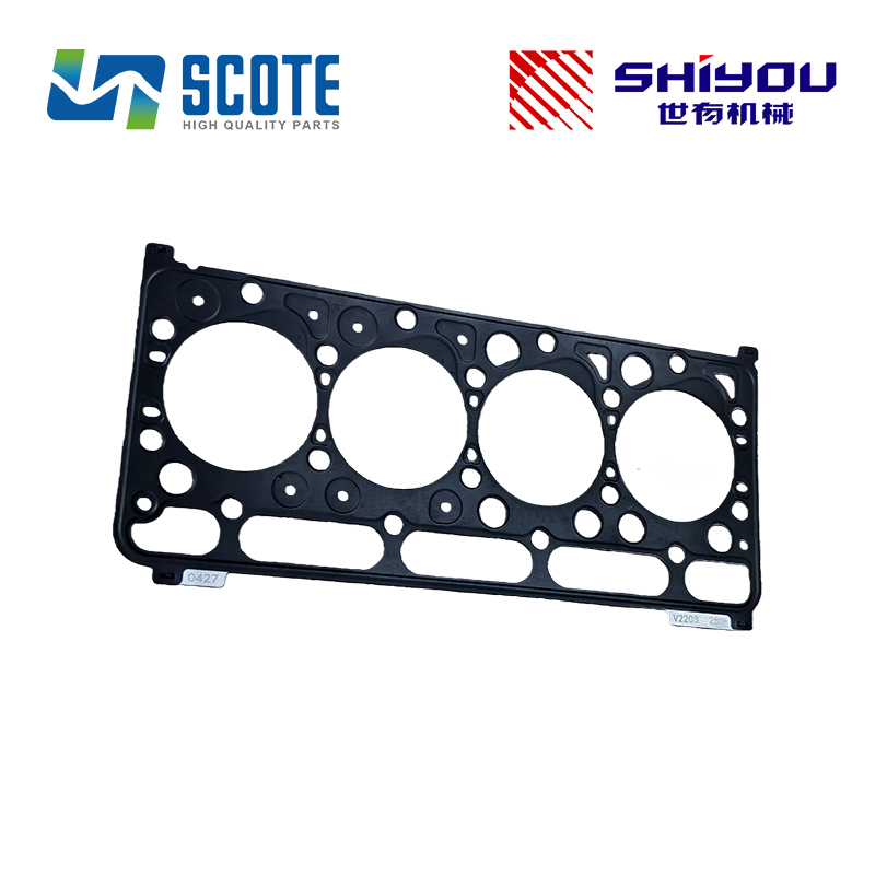 SCOTE 1G790-03312 1G790-03310 Cylinder Head Gasket for KUBOTA V2203 V2403 V2003 Engine Aftermarket Parts Replacement OEM