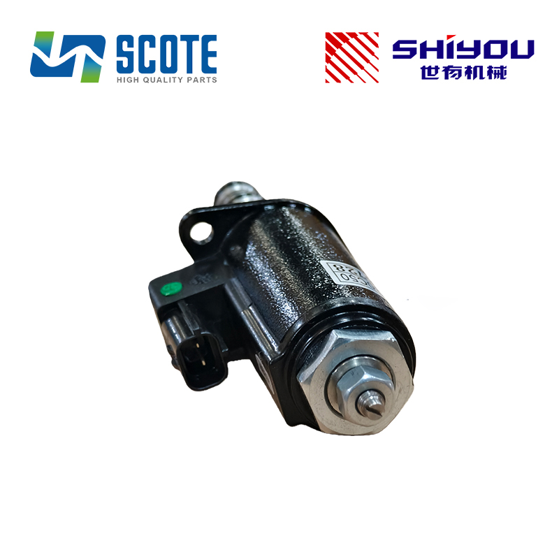 SCOTE YN35V00022F1 KDRDR5K-31/30C50-123 High Quality Hydraulic Pump Safety Lock Solenoid Valve for Excavator KOBELCO SK200-8 SK210LC SK250LC
