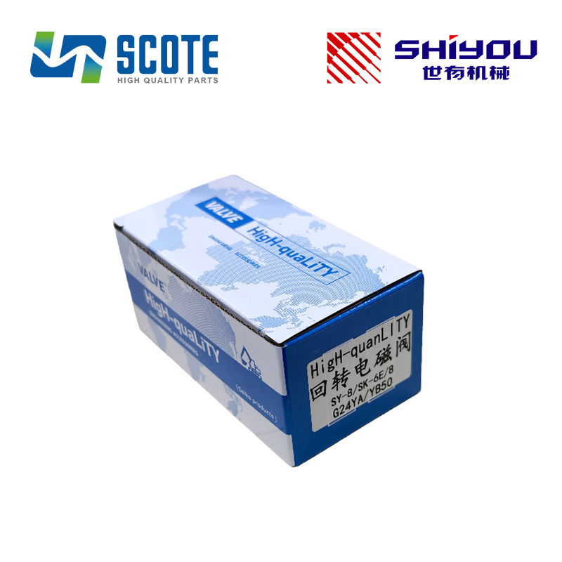 SCOTE YN35V00051F1 KWE5K-31/G24YB50 High Quality Hydraulic Pump Rotating Solenoid Valve for Excavator KOBELCO SK200-8 SK210-8 SK250-8 SK260-8 SK350-8