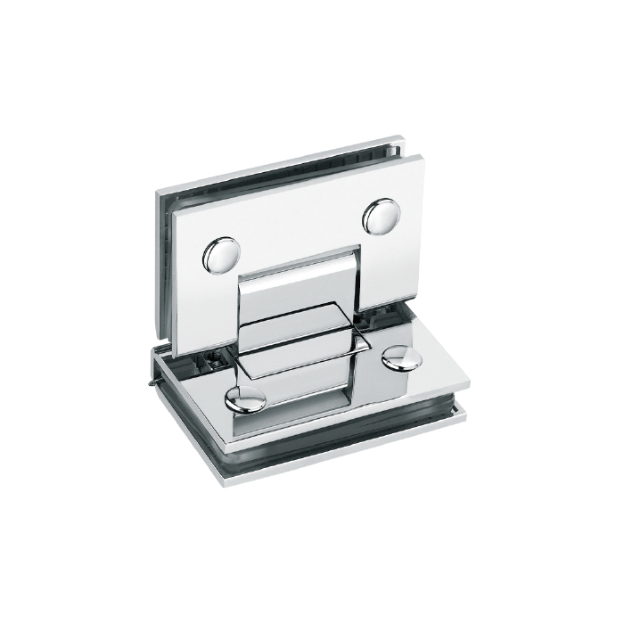 SVA - 225 方形 90° 双页浴室玻璃夹