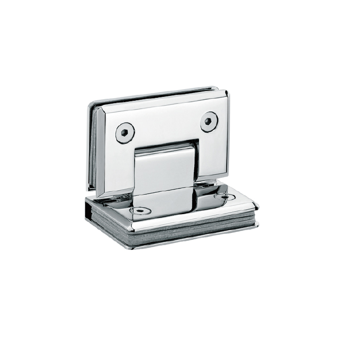 SVA - 375 小号方形斜边 90° 双页浴室玻璃夹