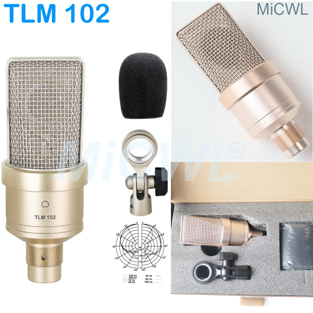 TLM 102 Large Diaphragm Studio Condenser Mic Microphone