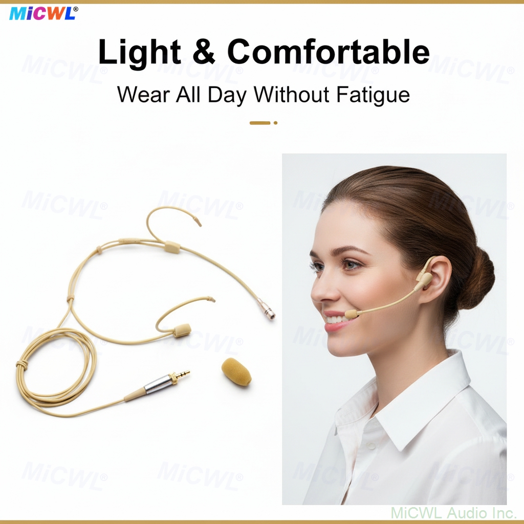 Replacement Cardioid Mic Capsule for Sennheiser/AKG/Samson/Shure Wireless Lavalier Systems - MiCWL HSP6 - Mini XLR 3-Pin TA4F - Durable & Clear