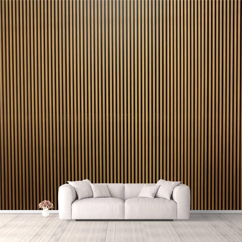 2024 Wooden Panel Easy-To-Installwall Slat Panels Wall Decor Interior Acoustic Panels Soundproof Wall