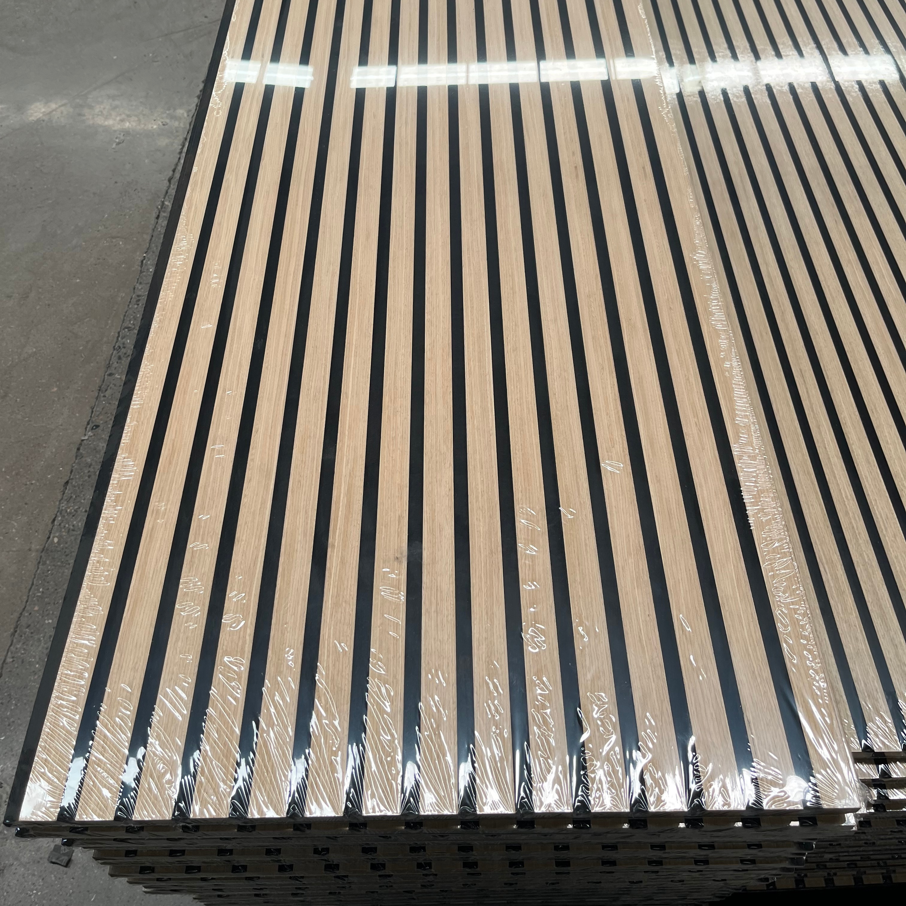 Natürliches Holz Furnier Akustische Haustier Platten Massive Holz Lamellen Wand Akupanels Akupanels Akupanel Holz Sound Proof Woodpanel Eu Warehouse