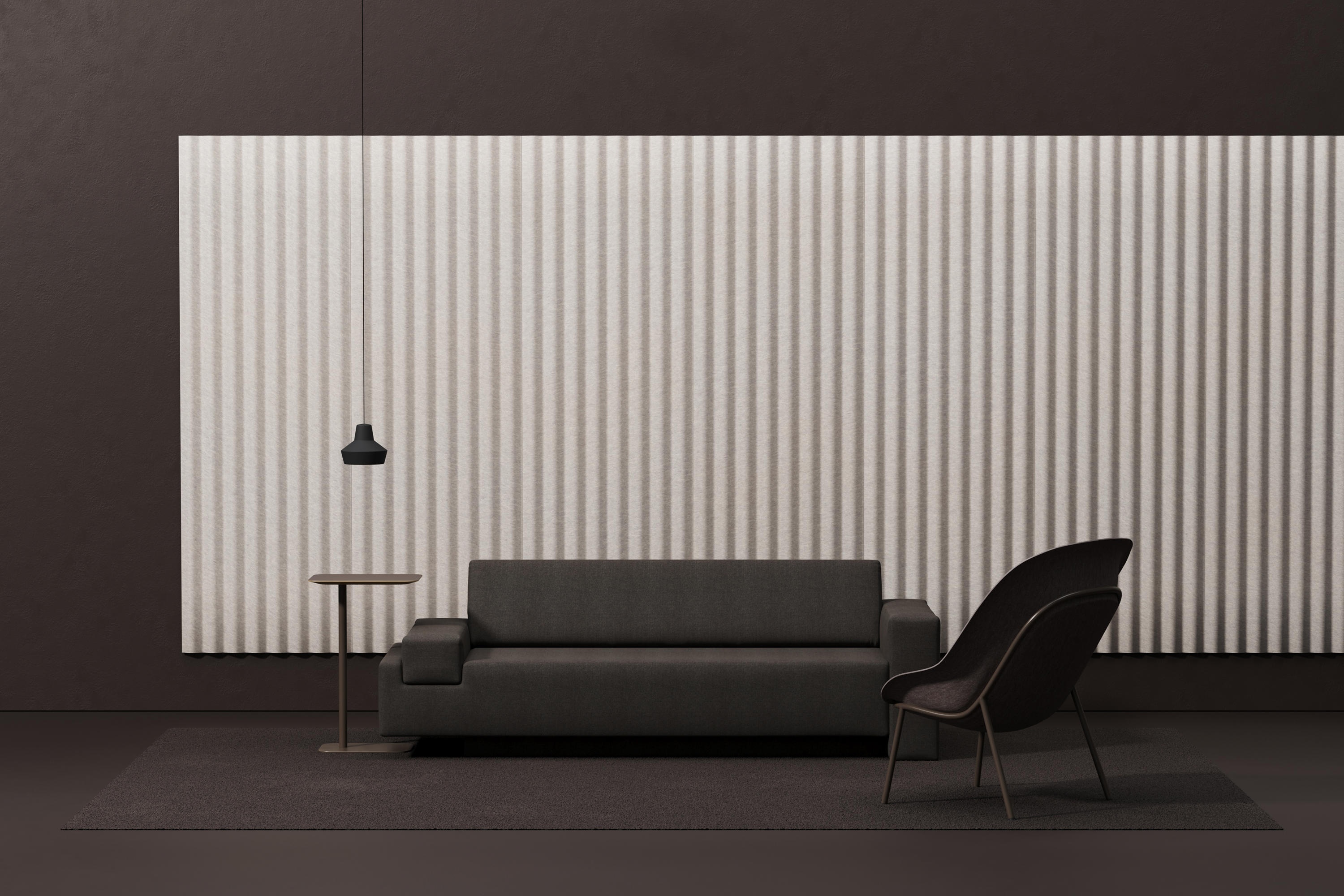 Office Modern Wall Noise control wood panels Esay Install Polyester Acoustic Sound Absorbing Wall Panel