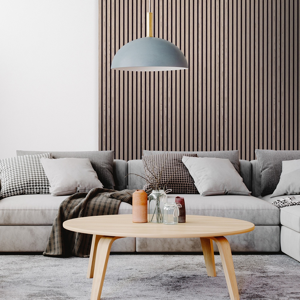 Modern Style Wall Wood Panel Decorative Bedroom Office Sound Proof Room Ceiling Acoustic Panels Veneer Made Of Polyester  MDF