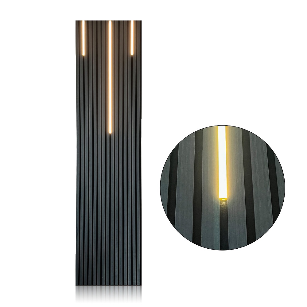 LED Wall Panel Sign Side Lit Light Wood-Slat-Wall-Panel Light Design Polyester Fiber Ceiling Acoustic Wall Panels For Office