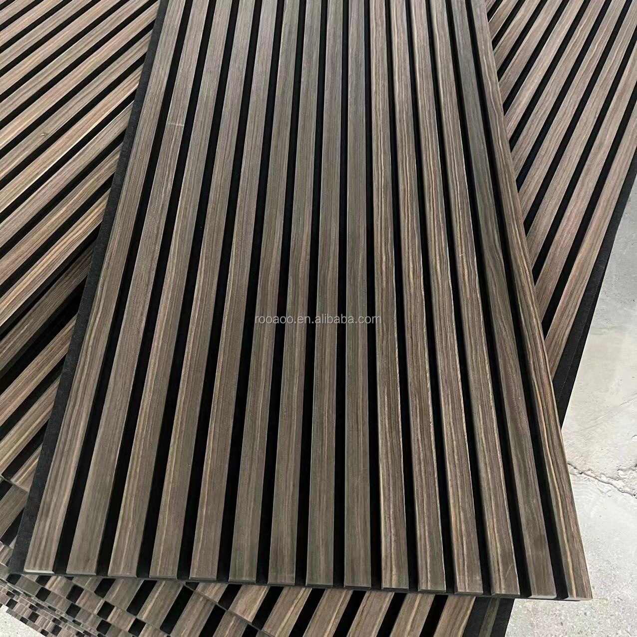 Panneau mural en bois insonorisé intérieur panneau Insonorisant PET MDF acoustique panneau mural insonorisé