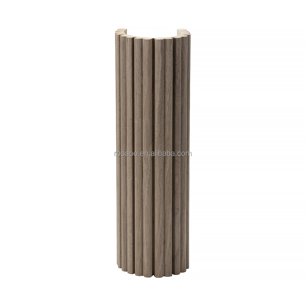 Panneau de mur souple en contreplaqué gaufré pour la décoration d'intérieur Flex Flex 3D MDF Board avec nervures MDF / HDF Board
