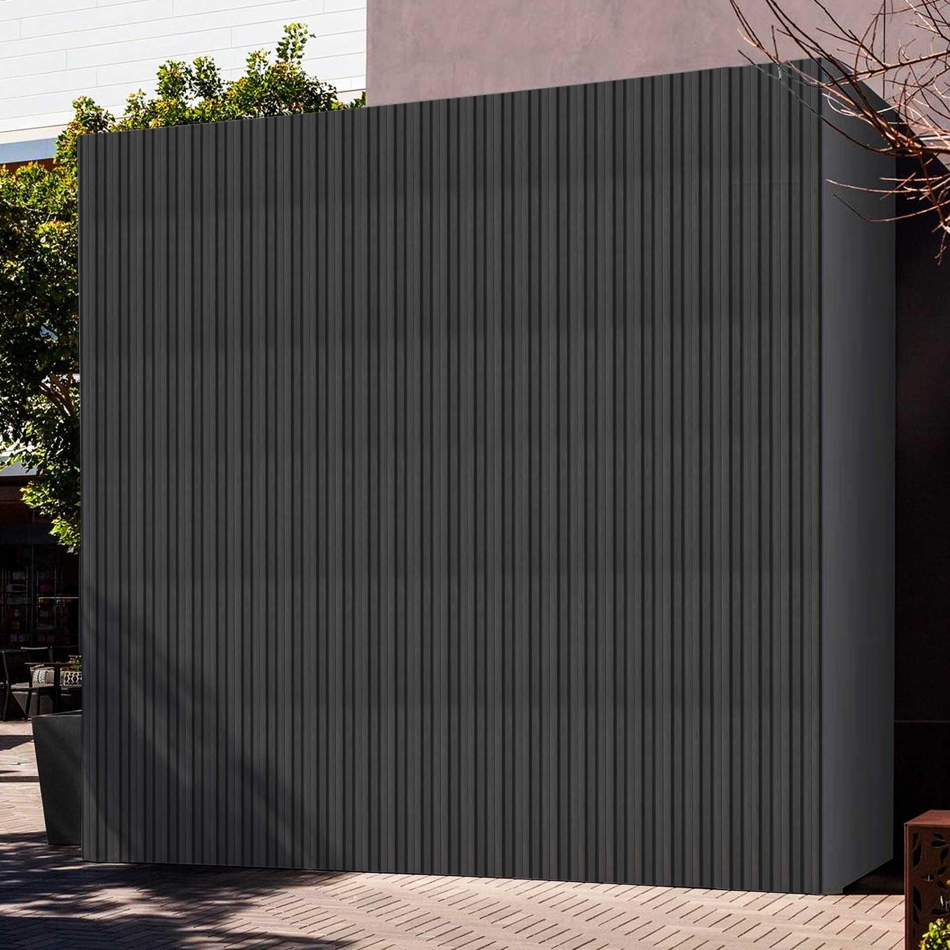 Panel de pared exterior impermeable coextrudido panel de pared exterior exterior compuesto de plástico de madera