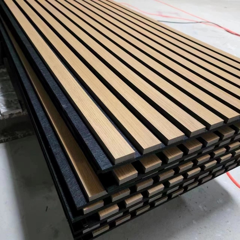 Tablero de aislamiento acústico de madera de poliéster de 21 mm tablero de aislamiento acústico de alta densidad