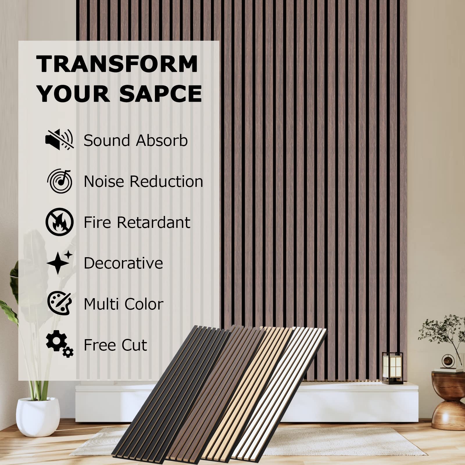 Hot Selling Akupanel Customized Wood Acoustic Wall Panels Soundproof Polyester Acoustic Wall Panels