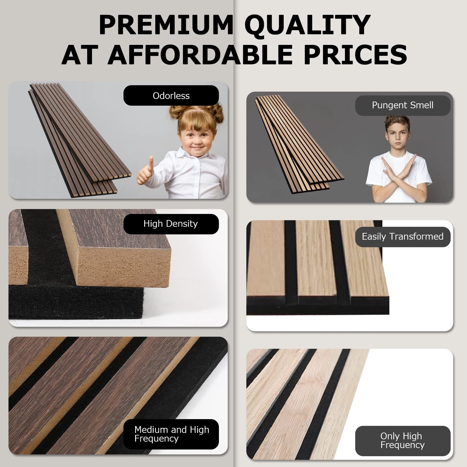 Hot Selling Akupanel Customized Wood Acoustic Wall Panels Soundproof Polyester Acoustic Wall Panels