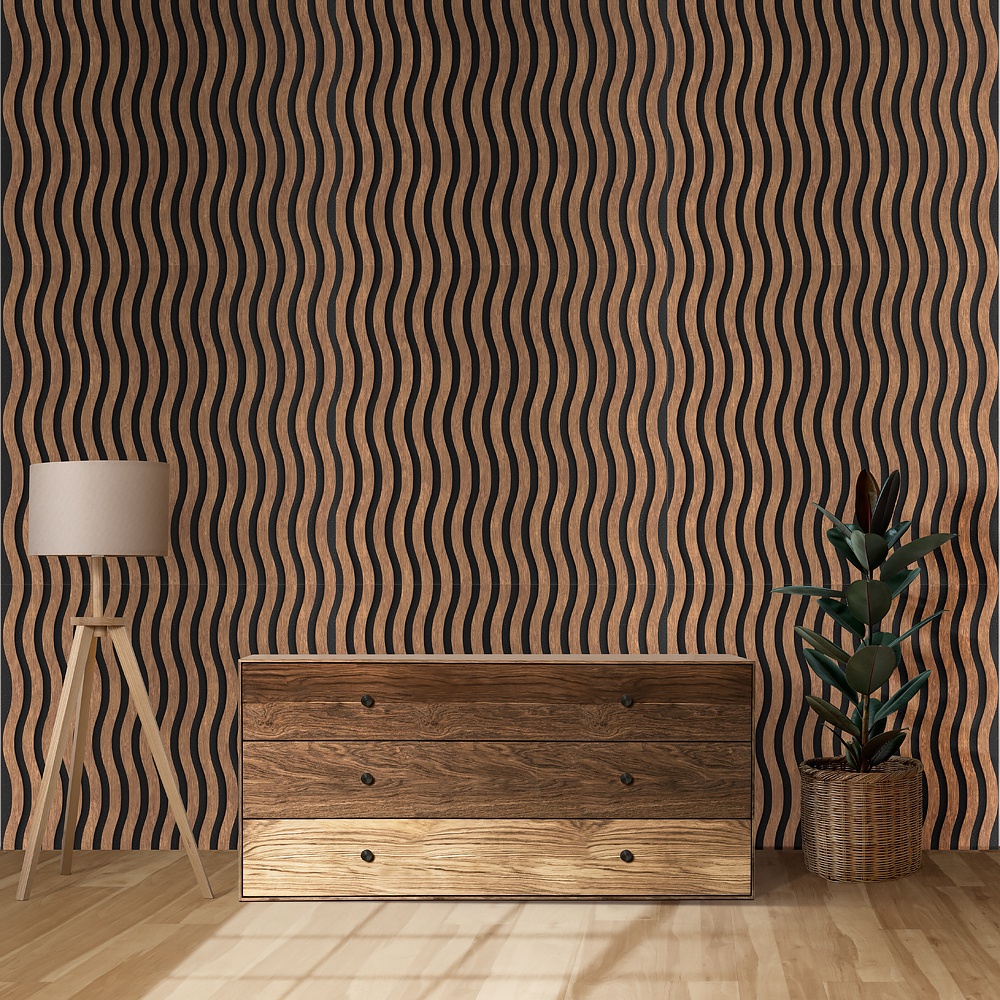 Factory Direct Sale 3D MDF Curved Acoustic Wall Panel Akupanel Sound Absorbing Panels Customized Acoustic Wall Panels