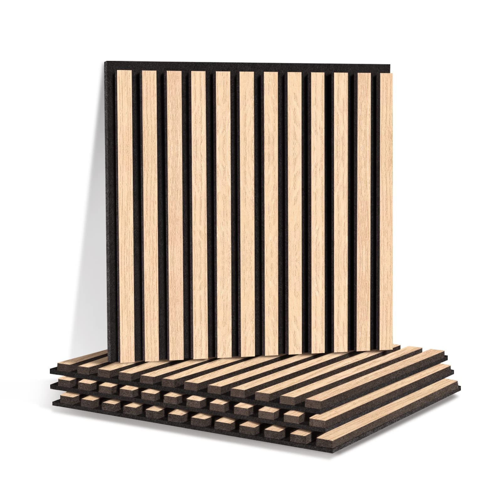 Popular Factory Outlet 2400*600*21mm 2600*600*21mm Slatted soundproof panels   Soundproof Polyester Customized Acoustic Panel