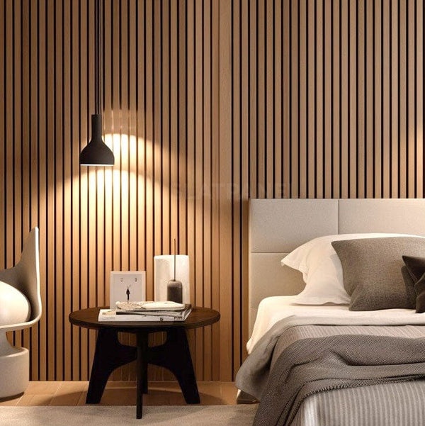 Popular Factory Outlet 2400*600*21mm 2600*600*21mm Slatted soundproof panels   Soundproof Polyester Customized Acoustic Panel