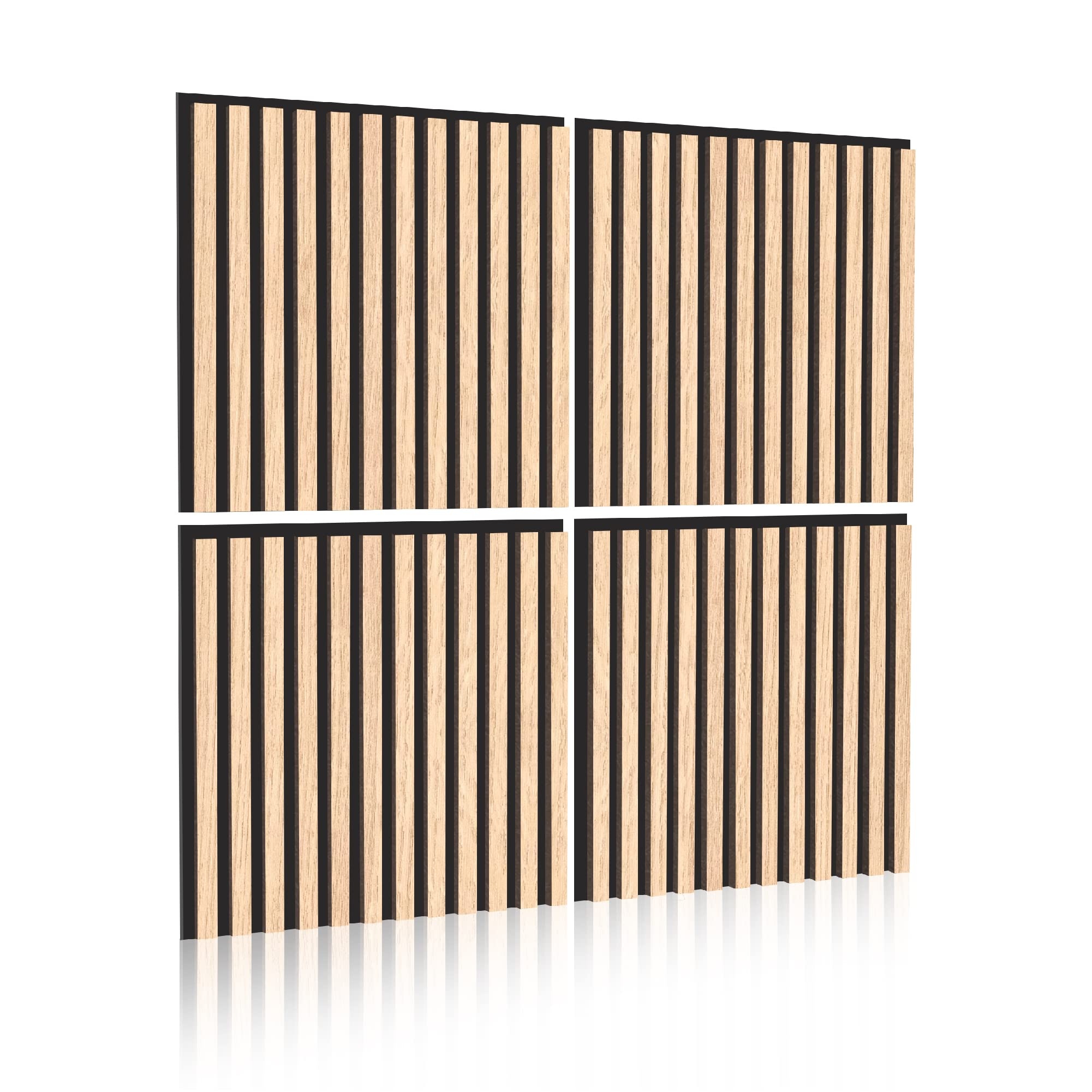 Popular High Quality 2600*600*21mm Slat Wood Acoustic Wall Panels Soundproof Polyester Acoustic Panel