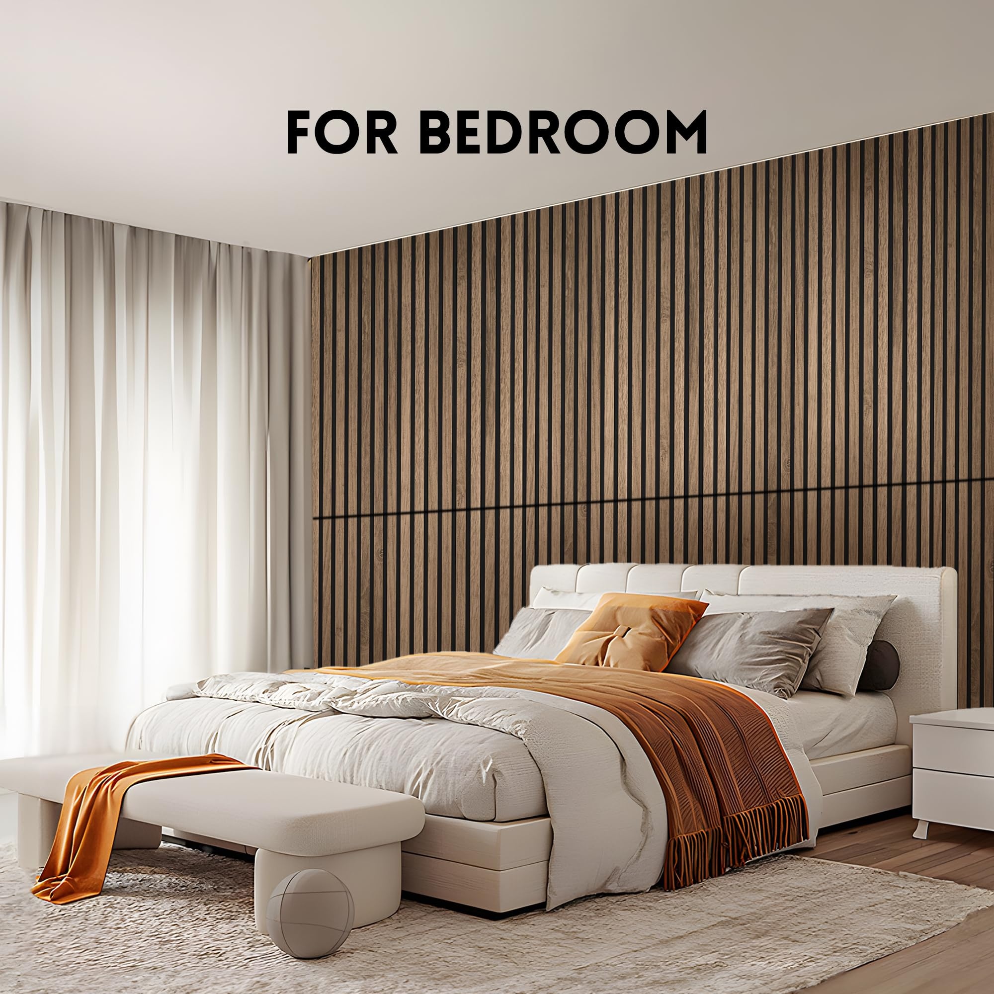 Popular High Quality 2600*600*21mm Slat Wood Acoustic Wall Panels Soundproof Polyester Acoustic Panel