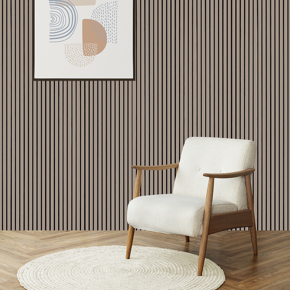 Modern Designed Pet Slatted Wood Acoustic Panel Walnut Akupanel Sound Absorbing Panels Customized Wood Acoustic Wall Panels