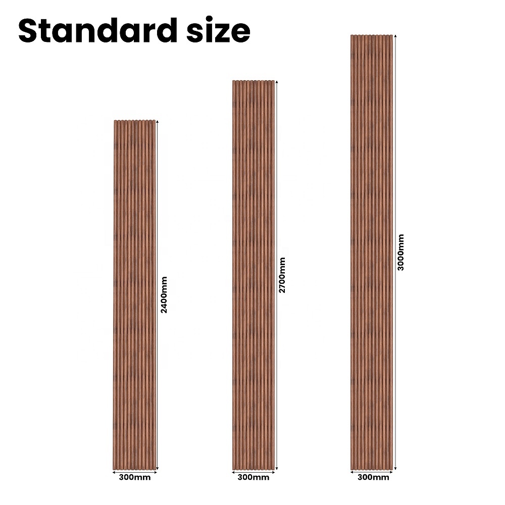 13mm Flexible Fluted MDF 3d Interior Natural wood acoustic panels Slat Wood Panels Wood Wall Panels