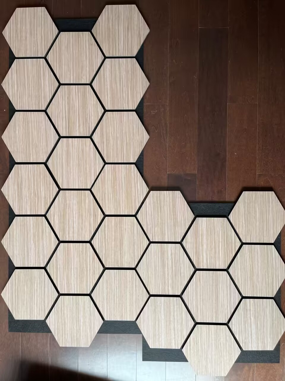 Akupanel 3D MDF Wooden Slat Felt Acoustic Wood Panels Sound-absorbing wood panels