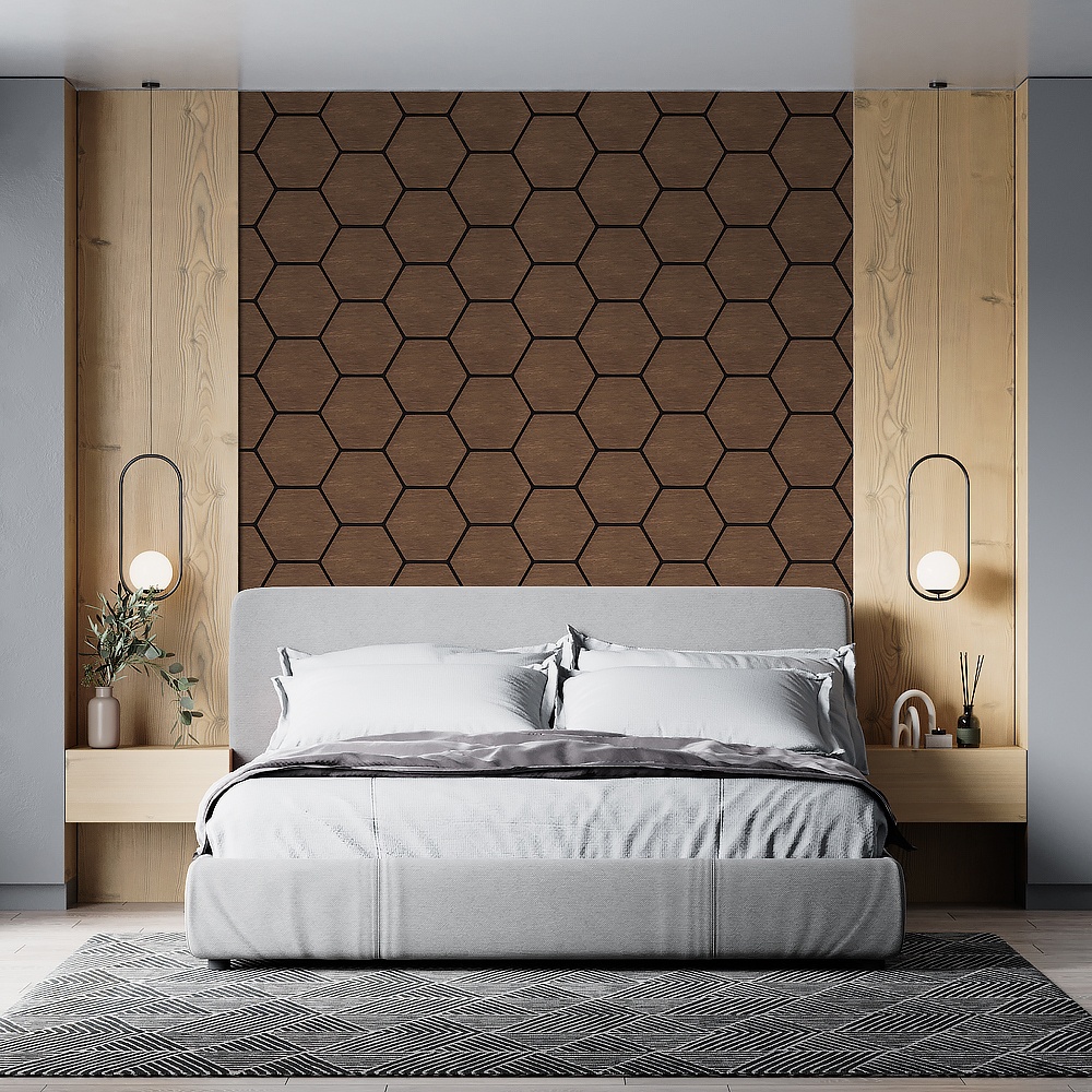 Akupanel 3D MDF Wooden Slat Felt Acoustic Wood Panels Sound-absorbing wood panels