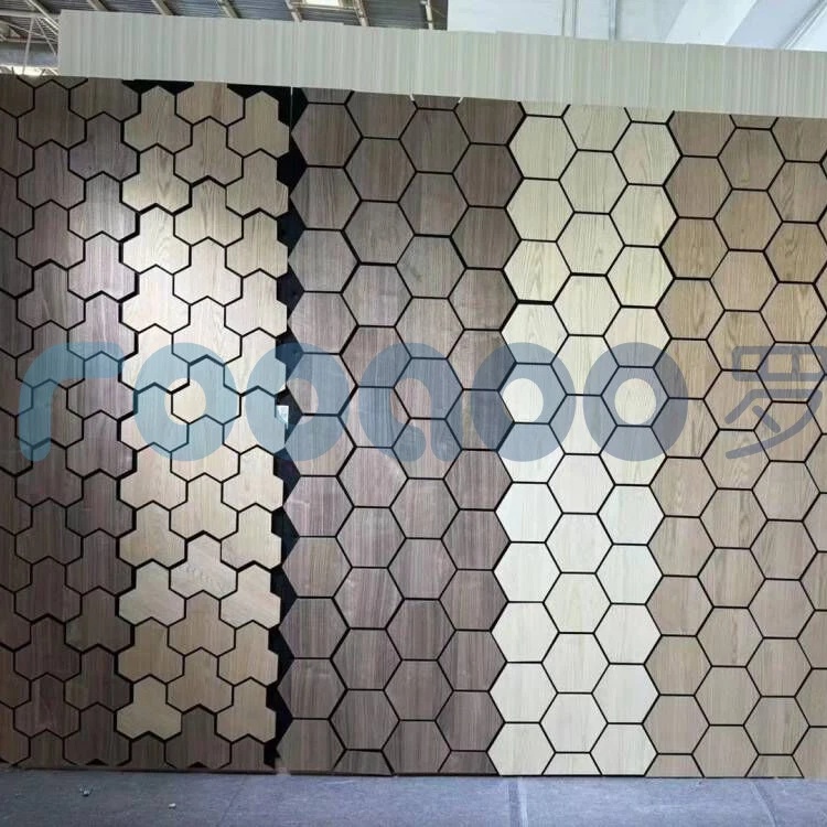 China Factory Sales Environmental Protection  Wholesale MDF Wood Wall Panel Slat Felt Acoustic wood panels