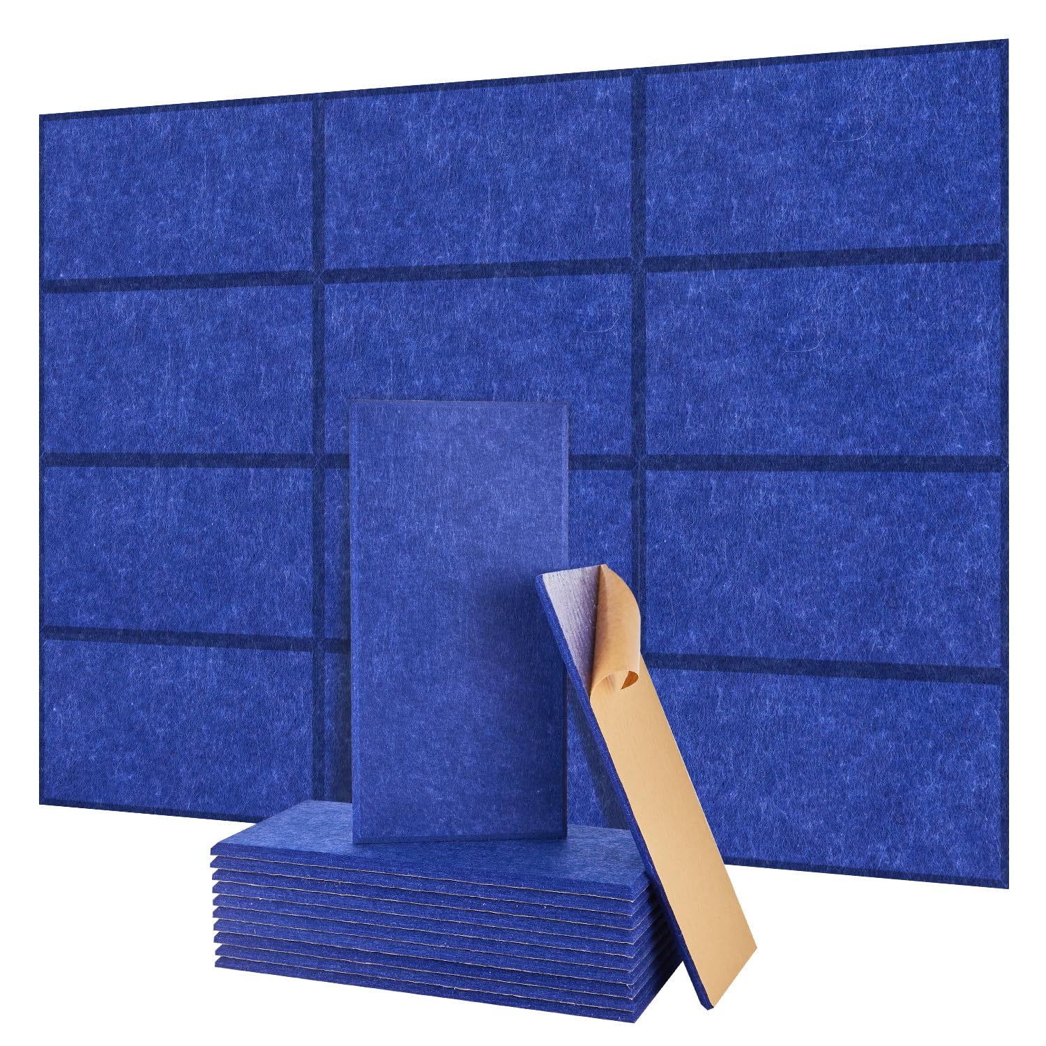 High Density Wall Decoration Polyester Fiber Perforated acoustic panels Sound Absorbing Pet Acoustic Felt Panel