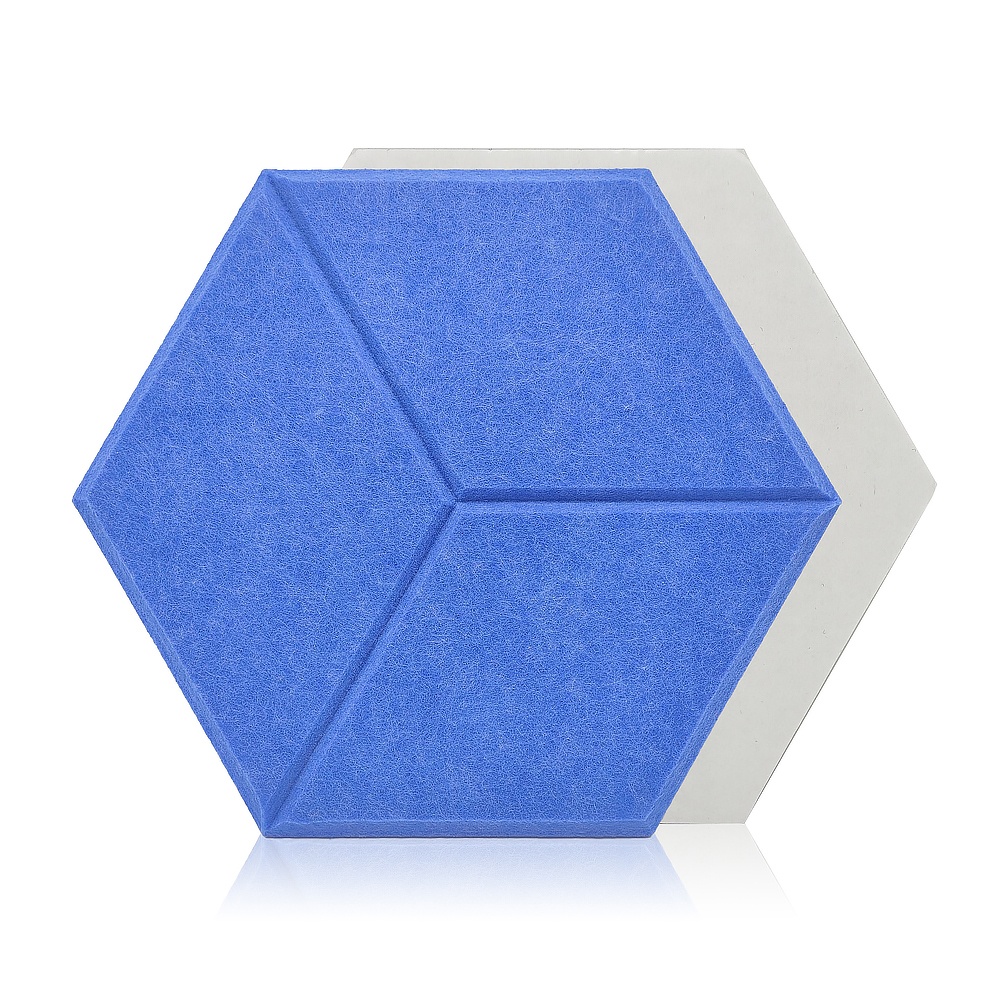 Modern Soundproofing Wall Panels Acoustic plank panels Hexagon Pet Acoustic Panel Felt Polyester Fibre Acoustical Wall Panel