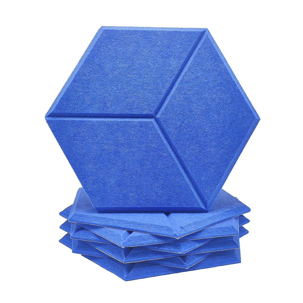 Modern Soundproofing Wall Panels Acoustic plank panels Hexagon Pet Acoustic Panel Felt Polyester Fibre Acoustical Wall Panel