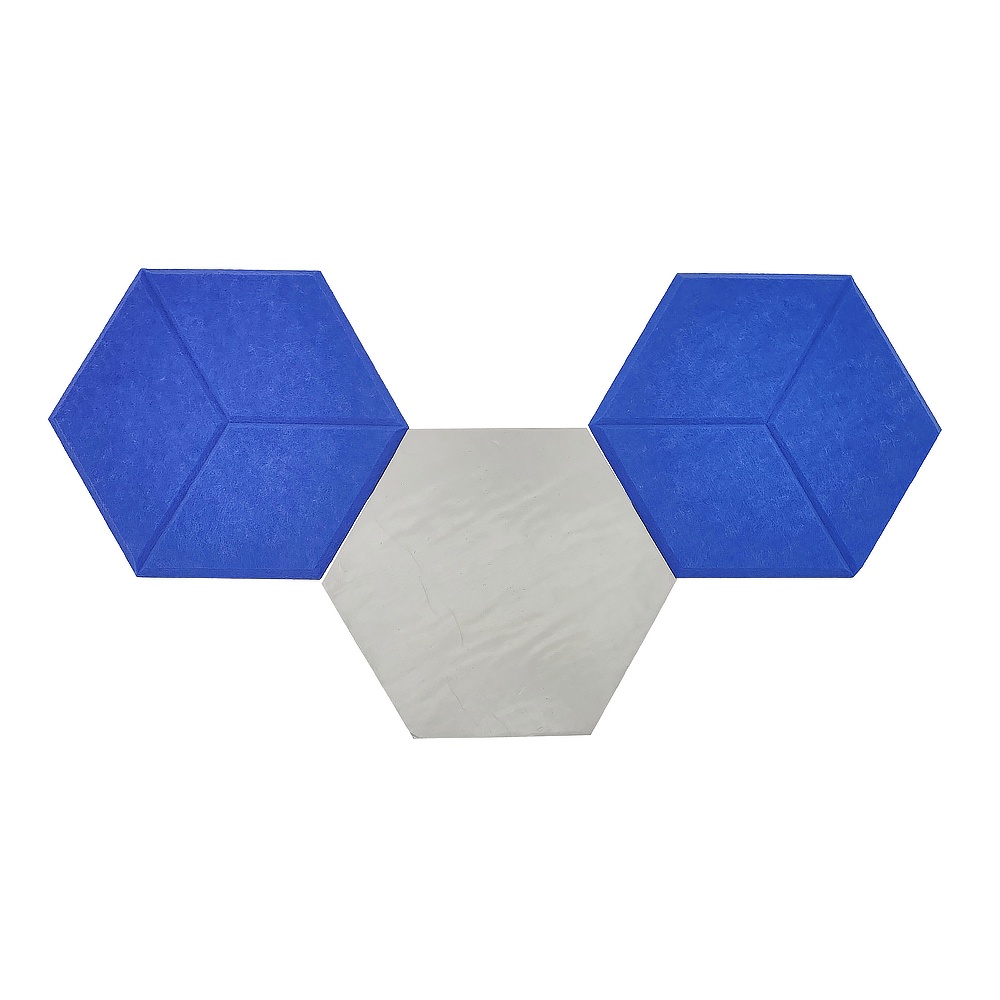 Modern Soundproofing Wall Panels Acoustic plank panels Hexagon Pet Acoustic Panel Felt Polyester Fibre Acoustical Wall Panel