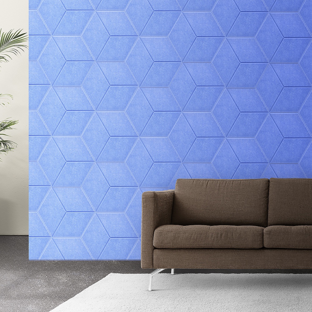 Modern Soundproofing Wall Panels Acoustic plank panels Hexagon Pet Acoustic Panel Felt Polyester Fibre Acoustical Wall Panel