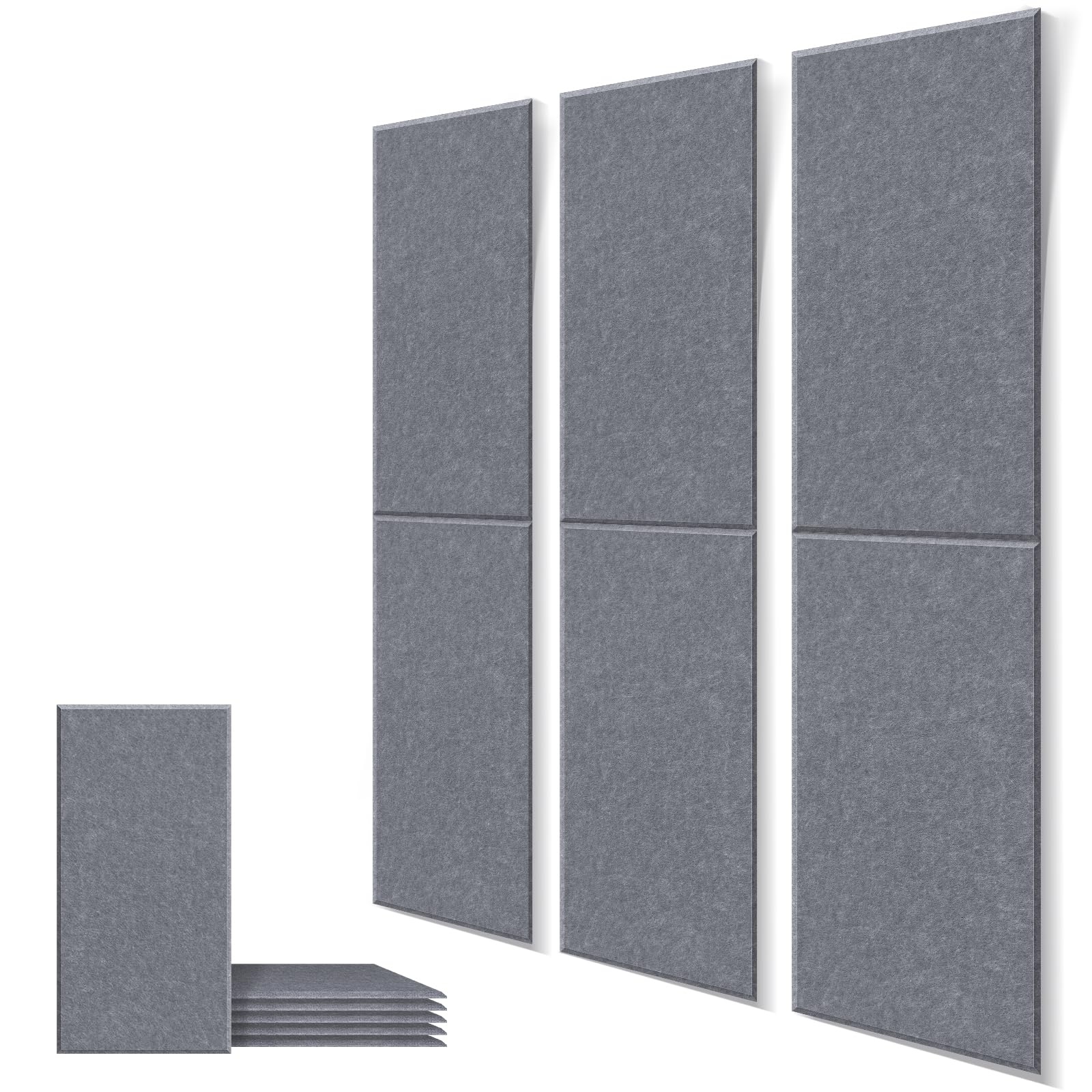 24Mm High Density Light Grey Polyester Acoustic Panel Pet Acoustic Panels Sound Absorbing Acoustic Wall Panels