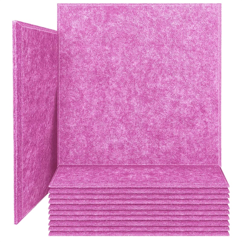 9/12mm Indoor Decorative Echo-reducing panels Pet Felt Polyester Fibre Acoustic Panel For Meerting Room