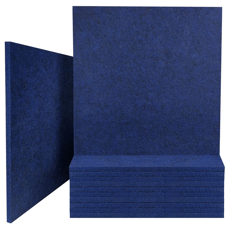 9/12mm Indoor Decorative Echo-reducing panels Pet Felt Polyester Fibre Acoustic Panel For Meerting Room