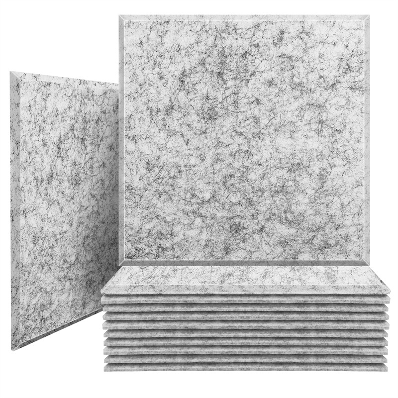 9/12mm Indoor Decorative Echo-reducing panels Pet Felt Polyester Fibre Acoustic Panel For Meerting Room