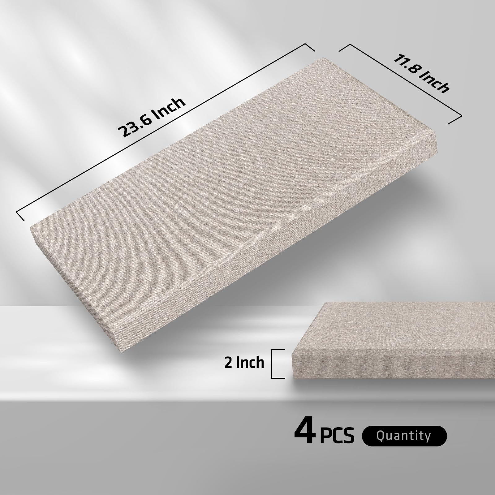 Decorative Interior Pet Polyester Fabric Panel Soundproofing Acoustic Panels Sheet Sound Proof Panels For Wall