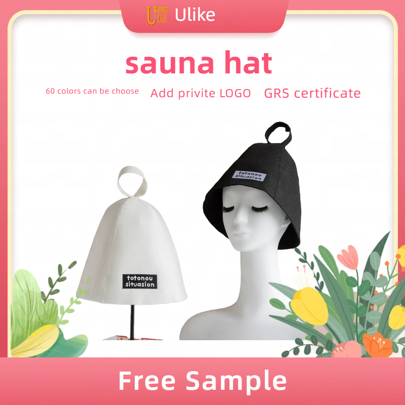 sauna bucket hat felt sauna hat bulk japan custom wool felt sauna hat