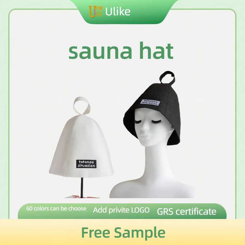 sauna bucket hat felt sauna hat bulk japan custom wool felt sauna hat