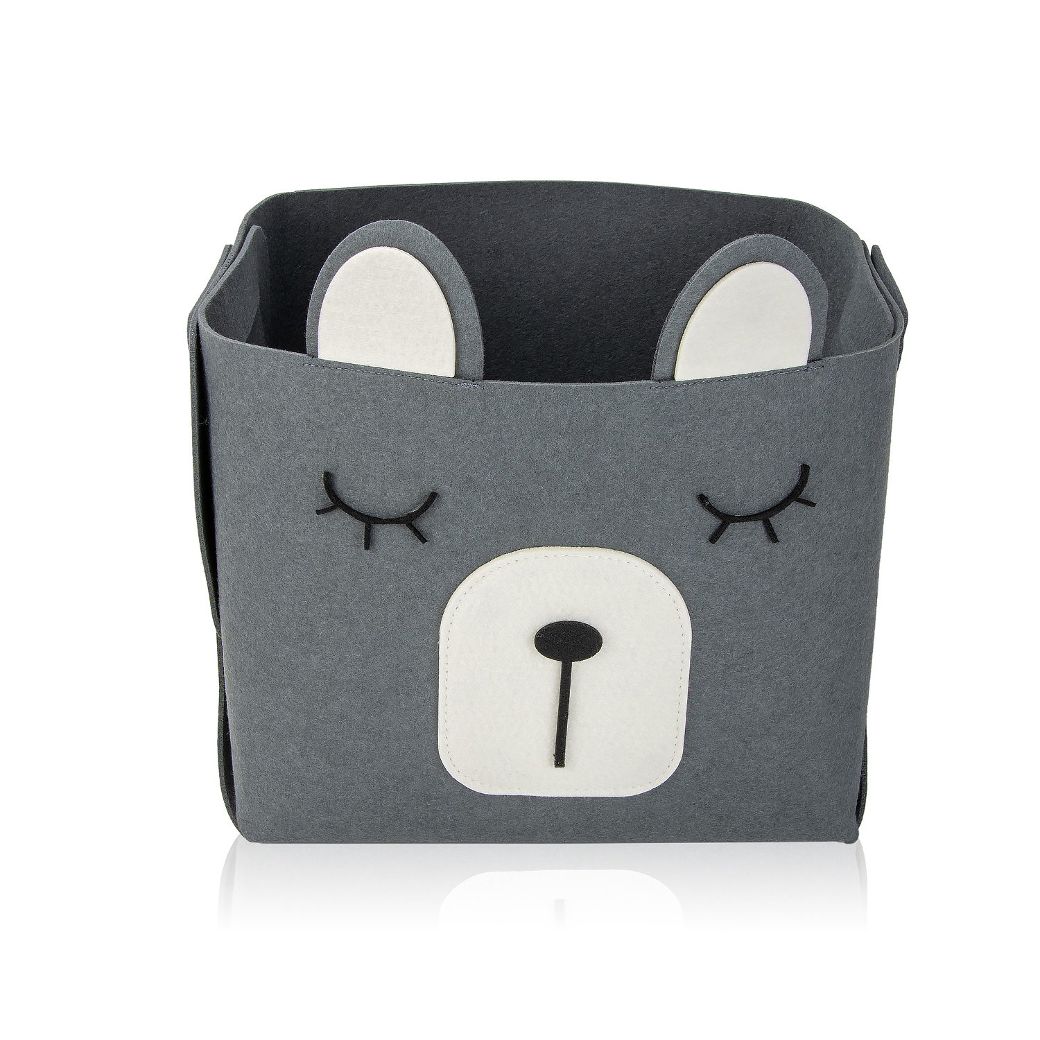 foldable collapsible kids animal felt laundry fabric gift storage basket box bag for baby