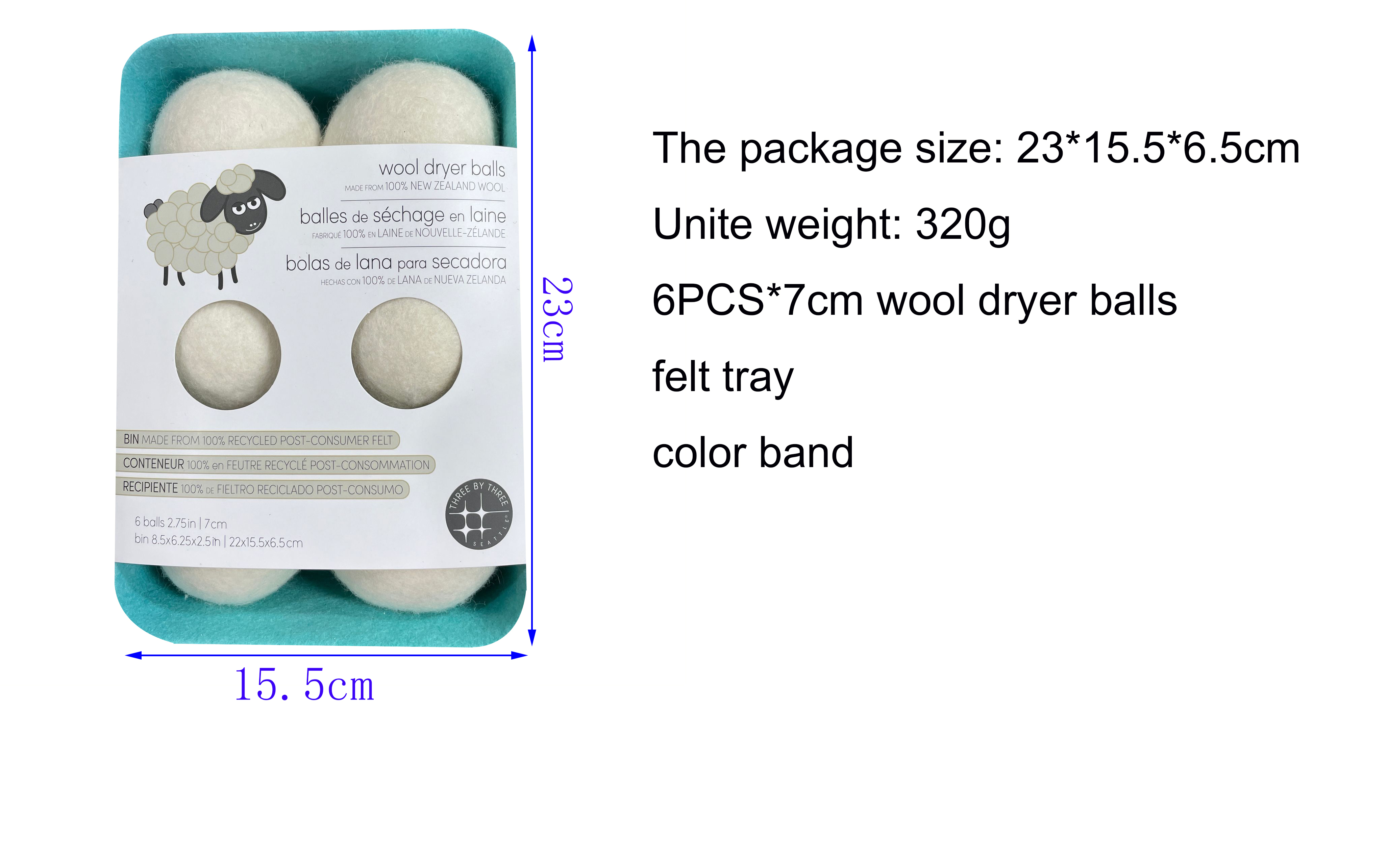 Wool dryer balls & Wool laundry balls