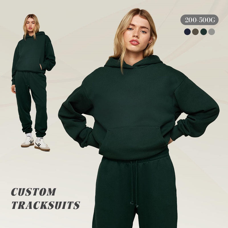 Maternity Plus Size Olive Green Hoodie Set High Quality Oversized Hoodie Custom Women's Hoodie Set