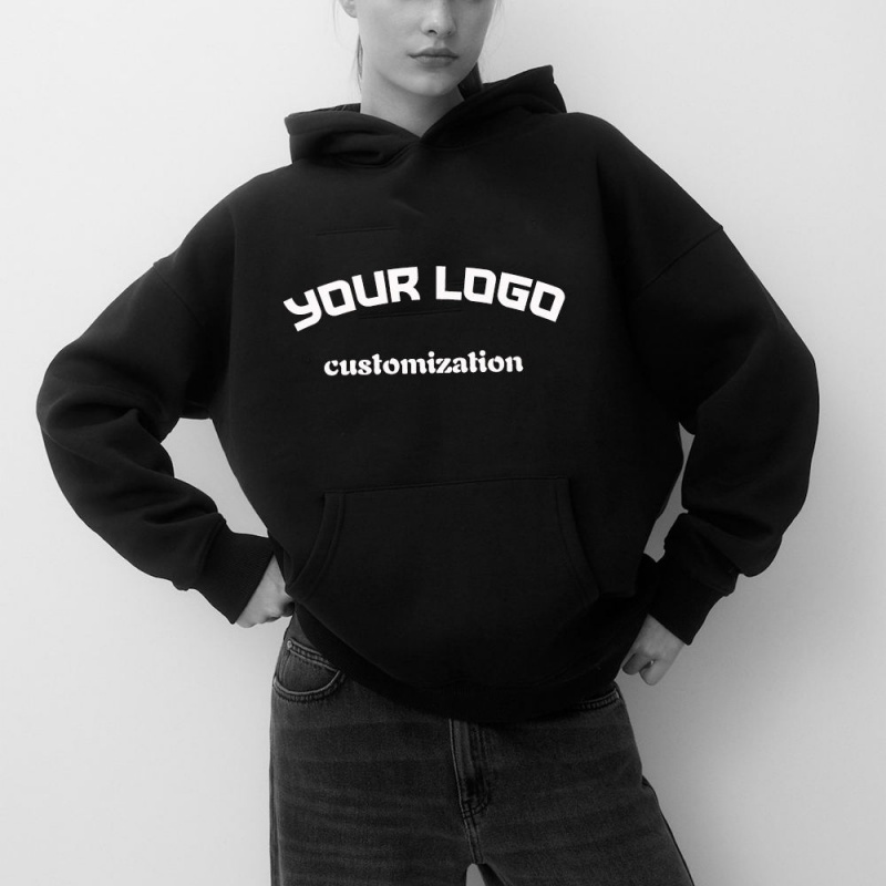 Top Quality Heavyweight Puff Print Tracksuits 100 Cotton Sweatshirt Custom Women's Hoodies