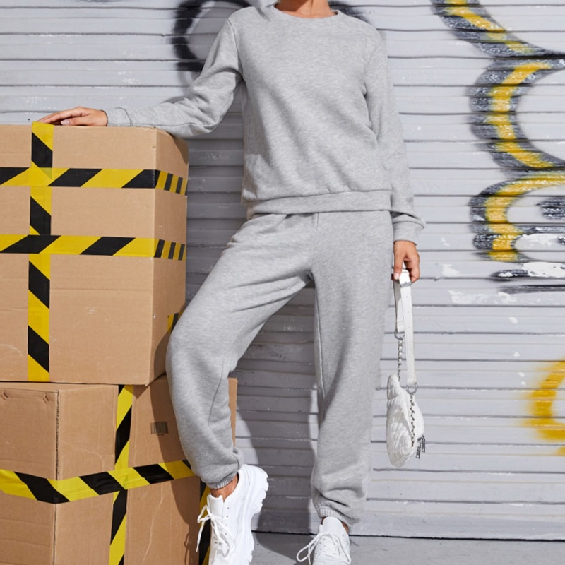 Winter Hoodie Set | Hoodie & Diagonal Pocket Pants, Business Casual Sportswear Women's Hoodie Set