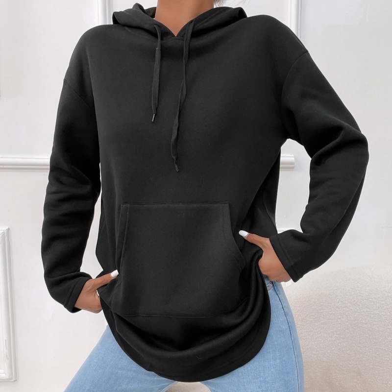 New Long Hoodie Pullover Casual Design Women's Hoodie