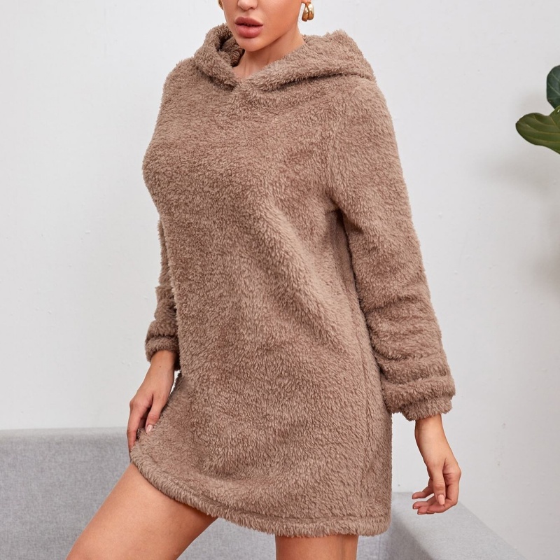 Oversized Hoodie Dress | Casual Sport Style, Dress Length Women's Hoodie